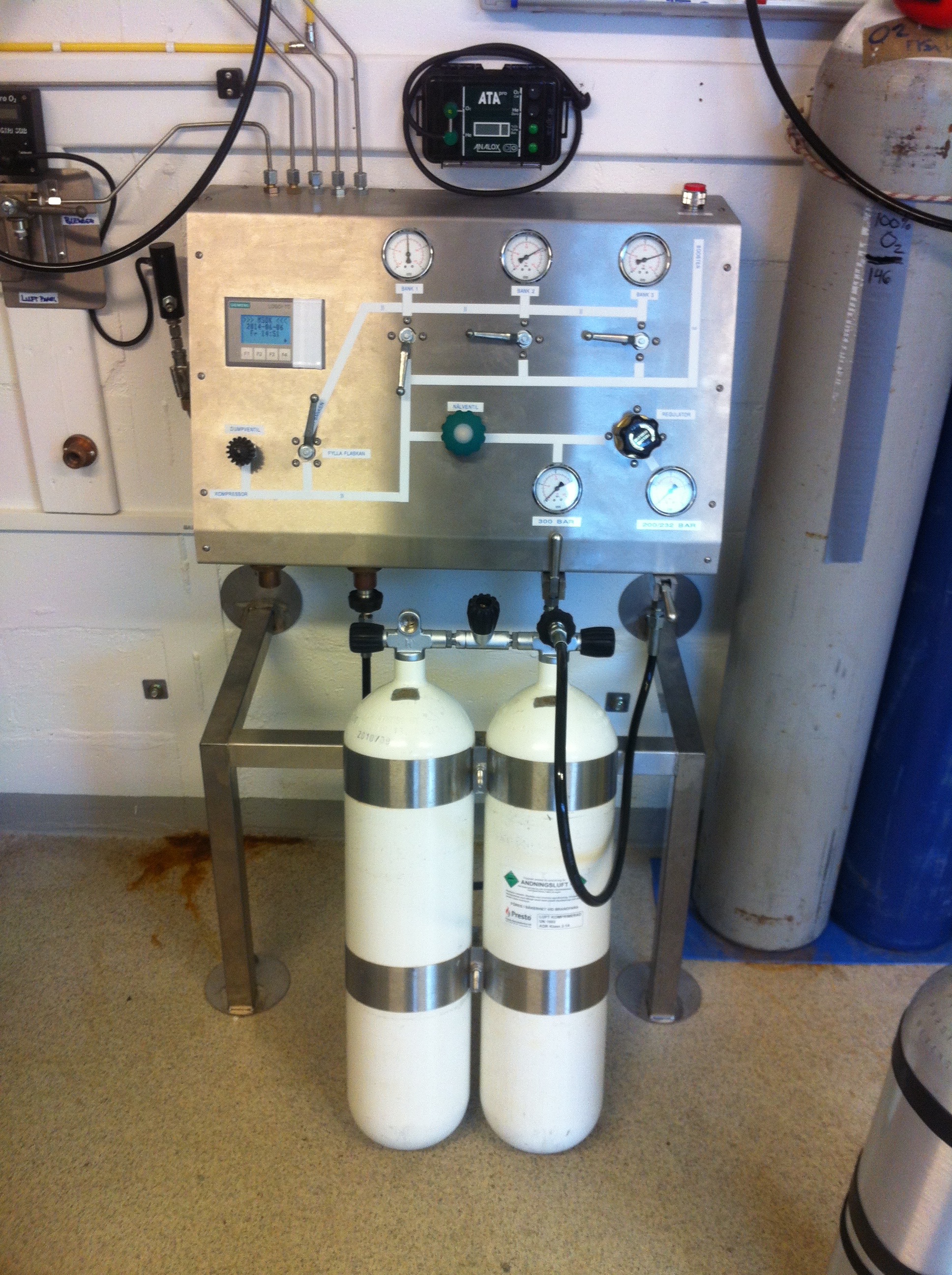 MSDKs Nitrox fyllning